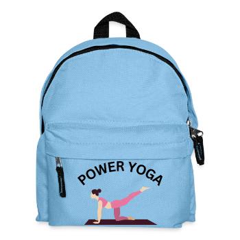 Power Yoga Balance  - Kinder Rucksack - Hellblau - Vorne