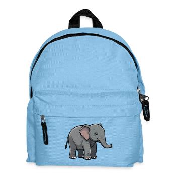 Cadeau Bébé Éléphant Bébé Éléphant - Sac à dos Enfant - bleu clair - Devant