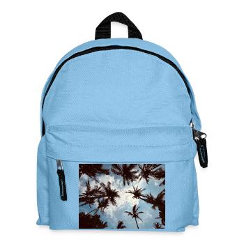 Perspective des palmiers tropicaux - Sac à dos Enfant - bleu clair - Devant