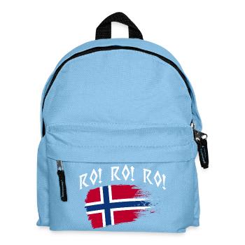 Norway Norge Fjords Scandinavian Ro Viking ship - Kinder Rucksack - Hellblau - Vorne
