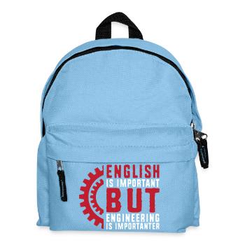 Engineer Student - Kids' Backpack - light blue - Front