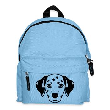 Dalmatiner - Kinder Rucksack - Hellblau - Vorne