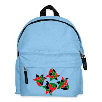 Mosaic Fantasy - Kids' Backpack - light blue - Front