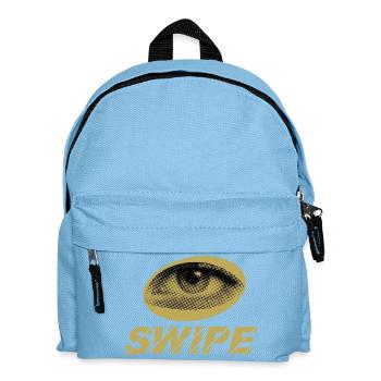 Golden Eye Halftone Swipe - Kids' Backpack - light blue - Front