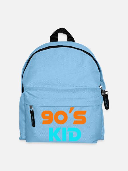 90er-Jahre-Kindernostalgie - Kinder Rucksack - Hellblau