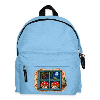 1000195617 - Kinder Rucksack - Hellblau - Vorne