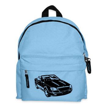 SLK Roadster Cabrio (25) - Kinder Rucksack - Hellblau - Vorne