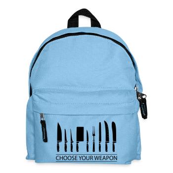 Cooking knifes - Kids' Backpack - light blue - Front