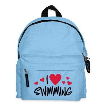 swim - Kids' Backpack - light blue - Front
