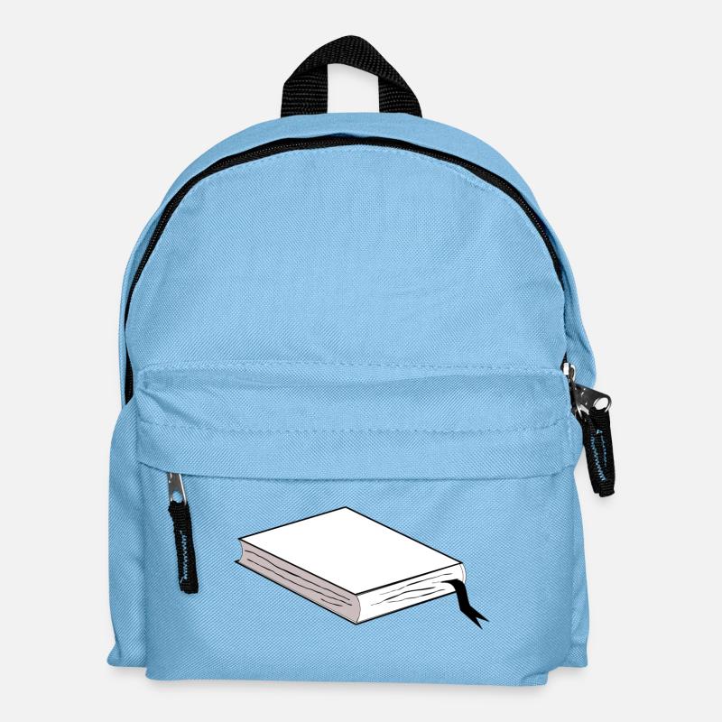 Buch - Kinder Rucksack - Hellblau