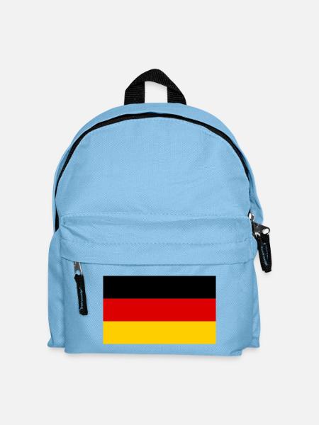 Germany flag - Kids' Backpack - light blue