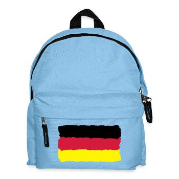 or rouge noir Allemagne flag Allemagne - Sac à dos Enfant - bleu clair - Devant