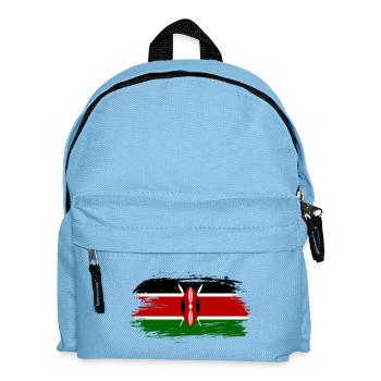 Kenya Flag / Gift Kenya Africa Nairobi - Kids' Backpack - light blue - Front