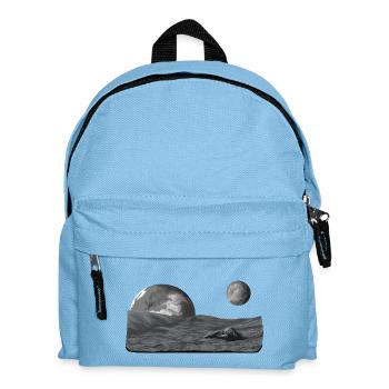 space - Kids' Backpack - light blue - Front