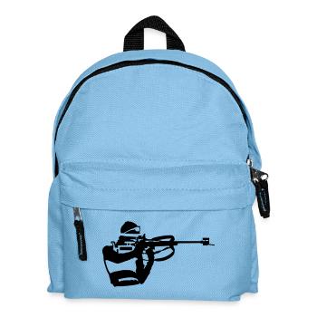 Biathlon - Kinder Rucksack - Hellblau - Vorne