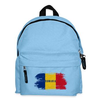 Roumanie Vintage Drapeau / Cadeau Bucarest Cluj - Sac à dos Enfant - bleu clair - Devant