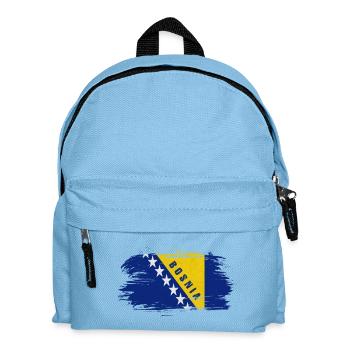 Bosnia Vintage Flag / Gift Sarajevo - Kids' Backpack - light blue - Front