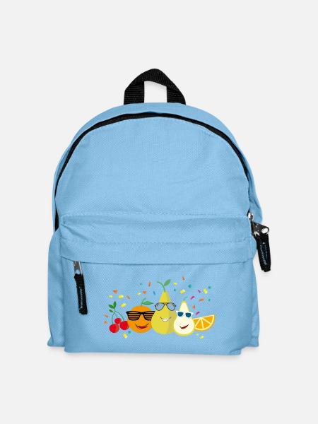 Happy fruits - Kids' Backpack - light blue