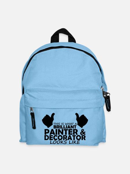 brilliant painter & decorator - Kids' Backpack - light blue