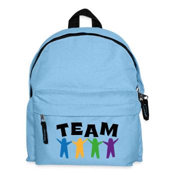 team - Kids' Backpack - light blue - Front