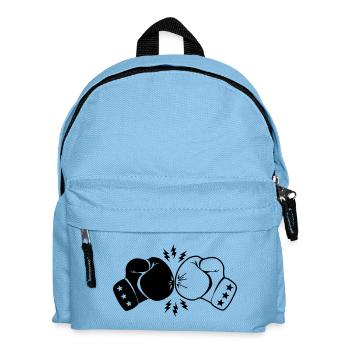 Boxing boxing gloves contact with lightning - Kids' Backpack - light blue - Front