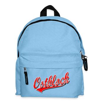 osten ostblock ossi ddr mauer retro vintage shirt - Kinder Rucksack - Hellblau - Vorne