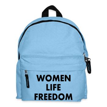 Women life freedom - Kinder Rucksack - Hellblau - Vorne