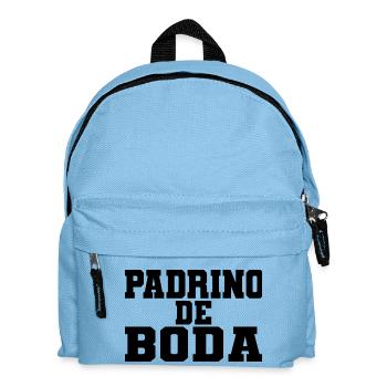 Padrino de Boda, Best Man Wedding Party Groomsmen - Kids' Backpack - light blue - Front