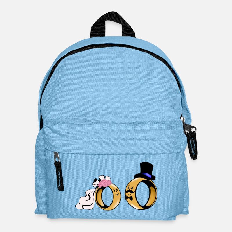Brautringe Duo Love - Kinder Rucksack - Hellblau
