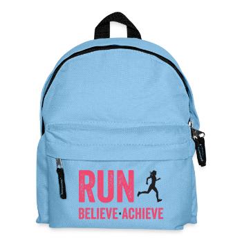 Marathon - Run. Believe. Achieve. - Kids' Backpack - light blue - Front