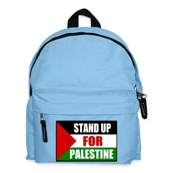 stand up for palestine - Kids' Backpack - light blue - Front