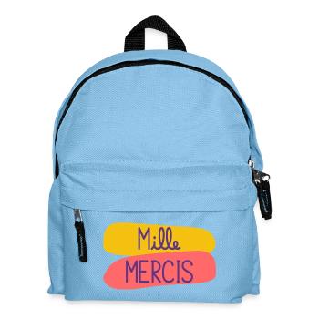 MISTRESS. MASTER. THANK YOU. THANK YOU MISTRESS - Kids' Backpack - light blue - Front
