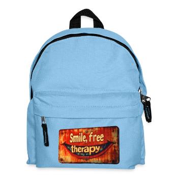 Smile free therapy - Kids' Backpack - light blue - Front