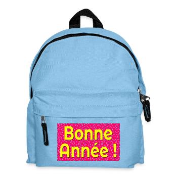 BONNE ANNÉE MEILLEURS Vœux - Sac à dos Enfant - bleu clair - Devant