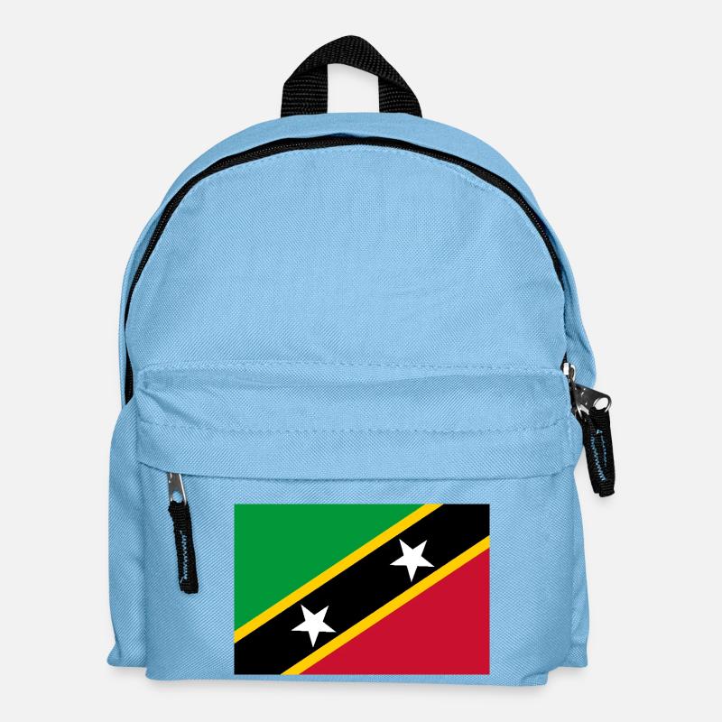 Saint Kitts and Nevis - Kids' Backpack - light blue