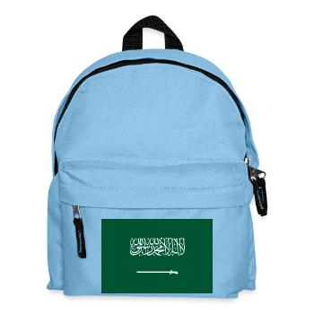Saudi-Arabien - Kinder Rucksack - Hellblau - Vorne