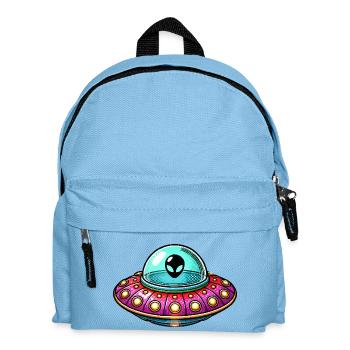 ufo comic - Kinder Rucksack - Hellblau - Vorne