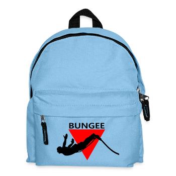 Bungee jumping - Kids' Backpack - light blue - Front