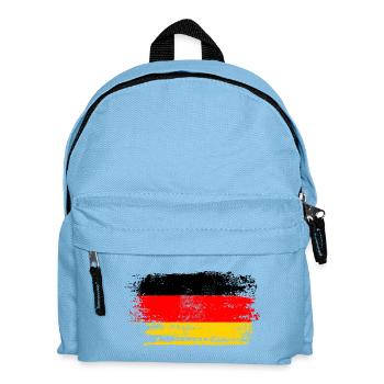 Deutschland - Adler Wappen Respekt Geschenk - Kinder Rucksack - Hellblau - Vorne