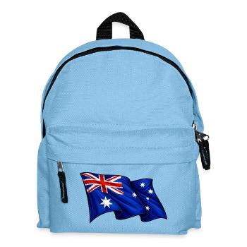 Australian flag Australia - Kids' Backpack - light blue - Front