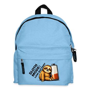 Sloth and Juice Bottle Chill - Kids' Backpack - light blue - Front
