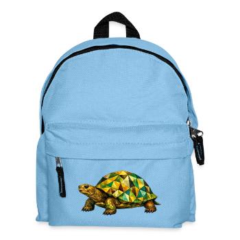 Tortue géométrique - Sac à dos Enfant - bleu clair - Devant