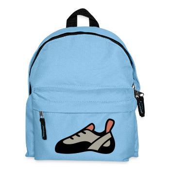 Kletterschuh Bouldern Klettern Bergsport - Kinder Rucksack - Hellblau - Vorne