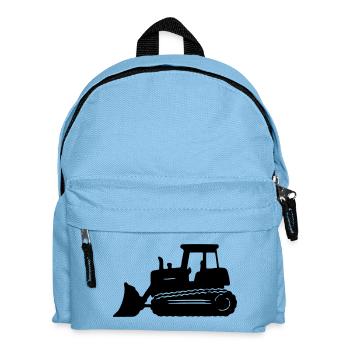 Silhouette d’excavatrice - Sac à dos Enfant - bleu clair - Devant