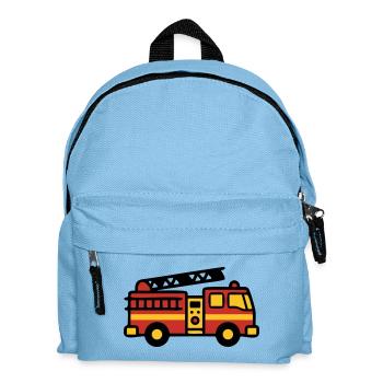 Fire Truck Fire Truck Icon - Kids' Backpack - light blue - Front