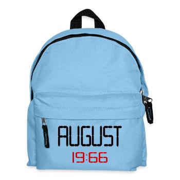 60th birthday August 1966 - Kids' Backpack - light blue - Front