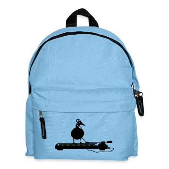 disco duck turntable - Kinder Rucksack - Hellblau - Vorne