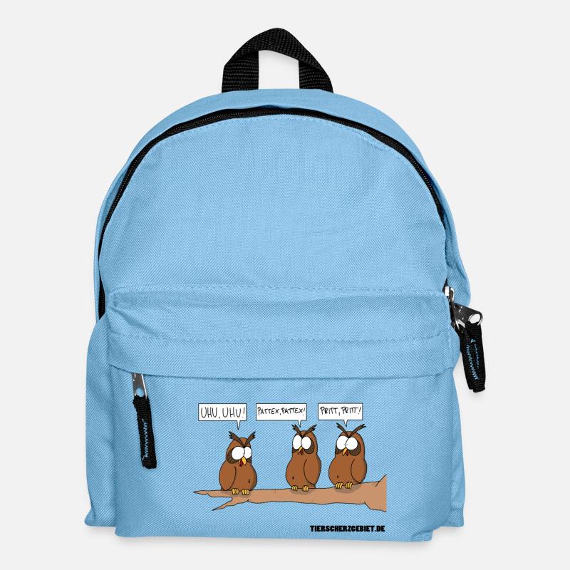Uhus (neu) - Kinder Rucksack - Hellblau