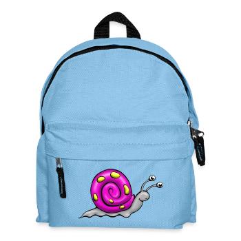 Snail comic - Kids' Backpack - light blue - Front