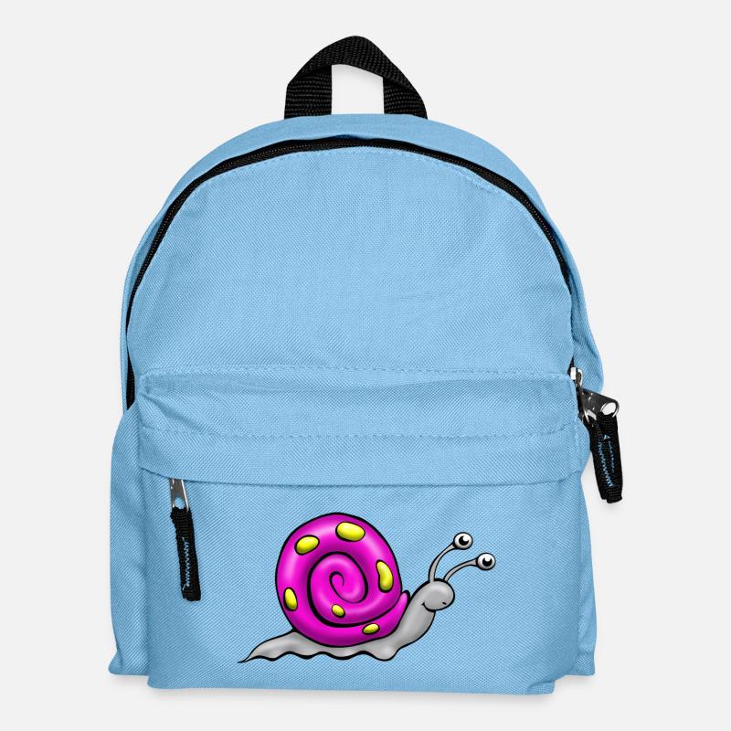 Schnecke Comic - Kinder Rucksack - Hellblau